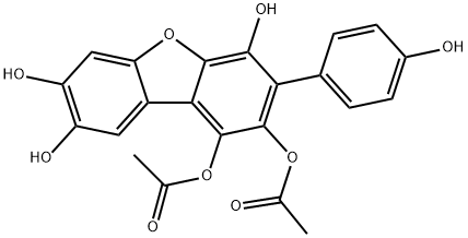 1,2-Diacetoxy-4,7,8-trihydroxy
-3-(4-hydroxyphenyl)dibenzofuran图片