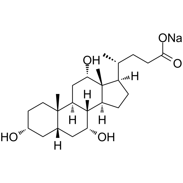 Cholic acid sodium图片
