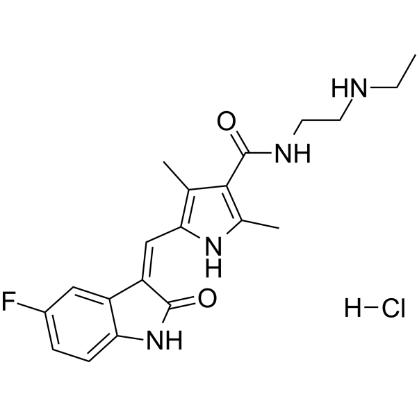 N-Desethyl Sunitinib hydrochloride图片