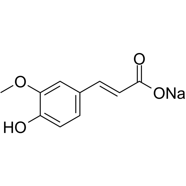 Ferulic acid sodium图片