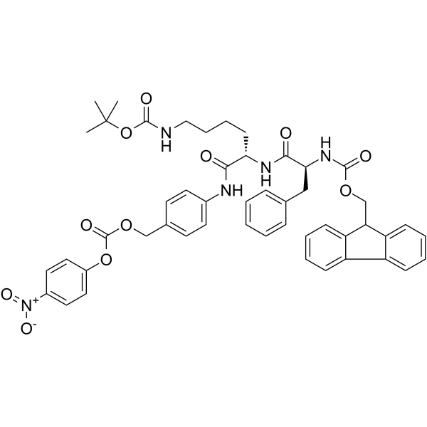 Fmoc-Phe-Lys(Boc)-PAB-PNP图片