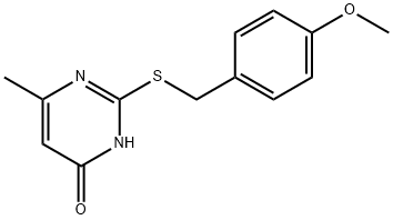 2-[(4-methoxybenzyl)thio]-6-methyl-4-pyrimidinol(5942399)图片