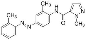 1-methyl-N-{2-methyl-4-[(2-methylphenyl)diazenyl]phenyl}-1H-pyrazole-5-carboxamide(5223191)图片