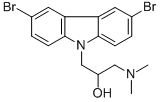 1-(3,6-dibromo-9H-carbazol-9-yl)-3-(dimethylamino)-2-propanol(5236849)图片