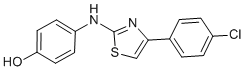 4-{[4-(4-chlorophenyl)-1,3-thiazol-2-yl]amino}phenol(5663543)图片