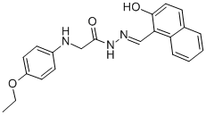 2-[(4-ethoxyphenyl)amino]-N'-[(2-hydroxy-1-naphthyl)methylene]acetohydrazide(5723320)图片