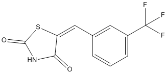5-[3-(trifluoromethyl)benzylidene]-1,3-thiazolidine-2,4-dione(5721666)图片