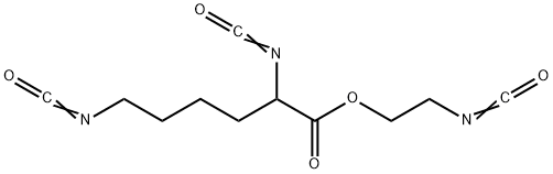 Hexanoic acid,2,6-diisocyanato-,2-isocyanatoethyl ester图片