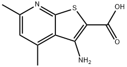 3-amino-4,6-dimethylthieno[2,3-b]pyridine-2-carboxylic acid(4003557)图片