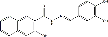 N'-(3,4-dihydroxybenzylidene)-3-hydroxy-2-naphthohydrazide(5105472)图片