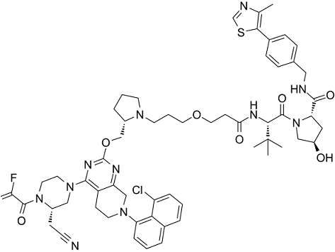 PROTAC KRASG12C Degrader-LC-2图片