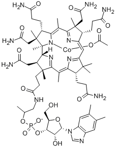 Hydroxocobalamin acetate图片