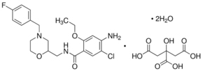 Mosapride citrate salt dihydrate图片