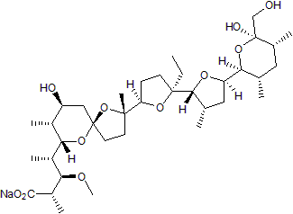 Monensin sodium salt图片