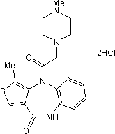 Telenzepine dihydrochloride图片