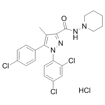 Rimonabant hydrochloride图片