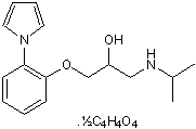 Isamoltane hemifumarate图片
