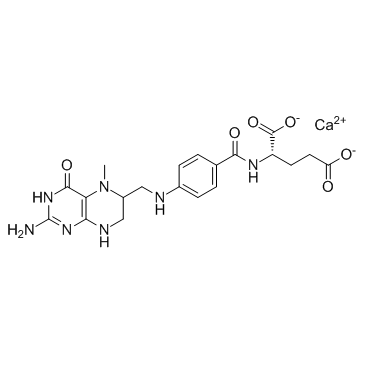 Calcium N5-methyltetrahydrofolate图片