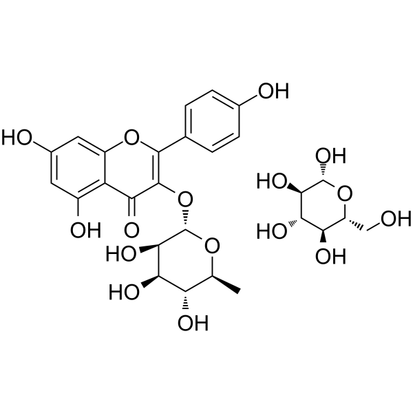 Kaempferol-3-O-glucorhamnoside图片