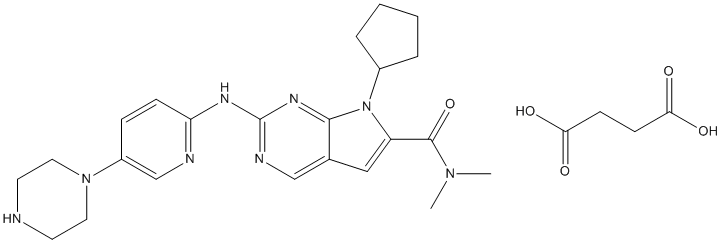 Ribociclib succinate(LEE011 succinate)图片