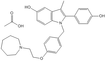 Bazedoxifene acetate图片