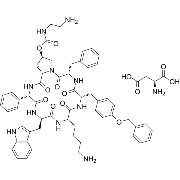 Pasireotide L-aspartate salt图片
