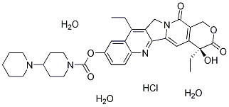 Irinotecan hydrochloride trihydrate图片
