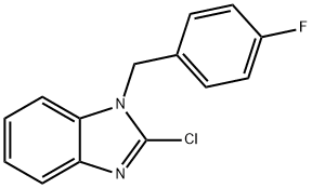 2-Chloro-1-(4-fluorobenzyl)benzimidazole图片