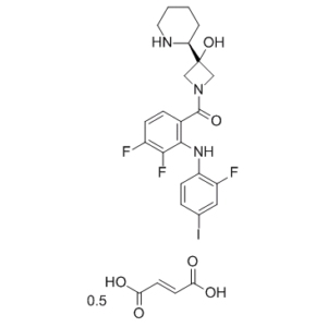 Cobimetinib hemifumarate图片