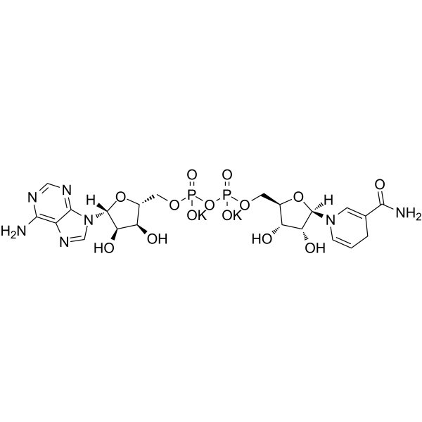 β-Nicotinamide adenine dinucleotide reduced dipotassium图片