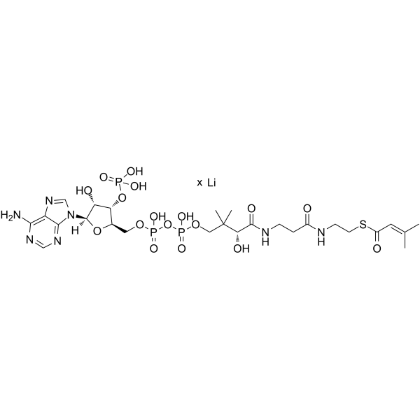 β-Methylcrotonyl coenzyme A lithium图片