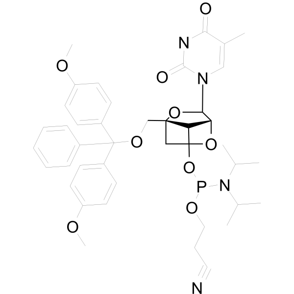 DMTr-LNA-5MeU-3-CED-phosphoramidite图片