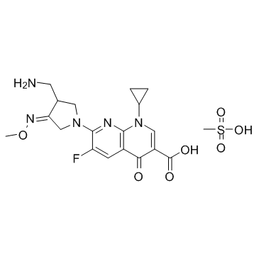 Gemifloxacin mesylate(SB-265805SLB-20304a)图片