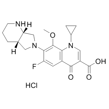 Moxifloxacin hydrochloride(BAY-128039 hydrochloride)图片