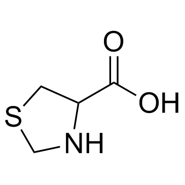 Timonacic(1,3-Thiazolidine-4-carboxylic acid)图片