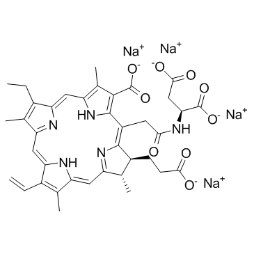 Talaporfin sodium(ME2906Mono-L-aspartyl chlorin e6NPe6)图片