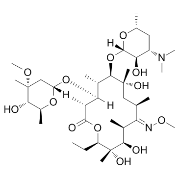 Lexithromycin(Erythromycin A 9-methoxime Wy 48314)图片
