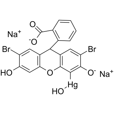 Merbromin(Mercury dibromofluorescein disodium salt)图片
