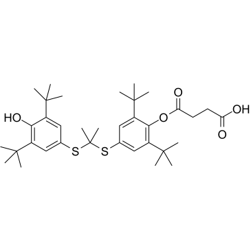 Succinobucol(AGI-1067Probucol monosuccinate)图片