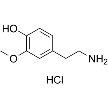 3-Methoxytyramine hydrochloride(3-O-methyl Dopamine hydrochloride)图片