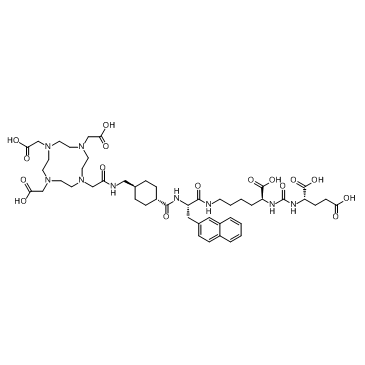 Vipivotide tetraxetan(PSMA-617)图片