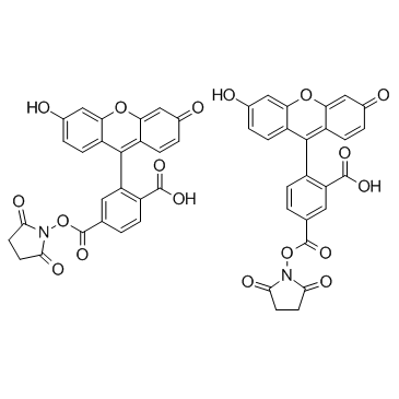 5(6)-FAM SE(5(6)-Carboxyfluorescein N-hydroxysuccinimide ester FLUOS)图片