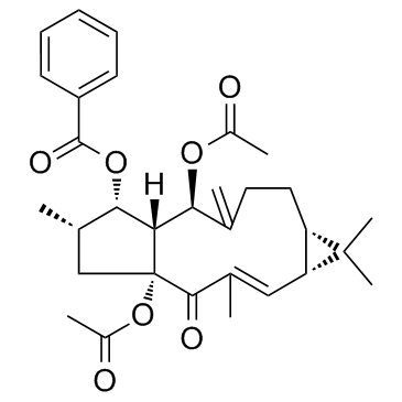 5,15-Diacetyl-3-benzoyllathyrol(Euphorbia factor L3)图片