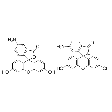 5(6)-Aminofluorescein(5(6)-AFMFluoresceinamine mixed isomers)图片