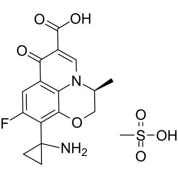 Pazufloxacin mesylate(T-3762Pazufloxacin methanesulfonatePazufloxacin mesilate)图片