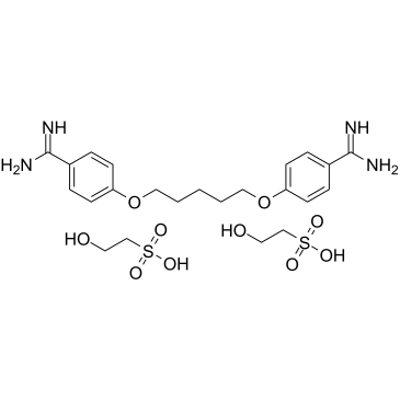 Pentamidine isethionate(Pentamidine diisethionatePentamidine isethionate salt)图片