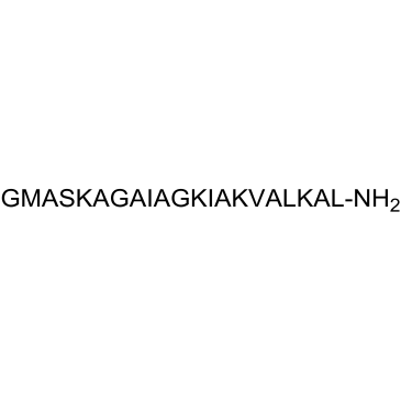 PGLa(GMASKAGAIAGKIAKVALKAL-NH2)图片