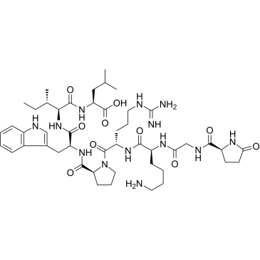 Xenopsin(pGlu-Gly-Lys-Arg-Pro-Trp-Ile-Leu{pGLU}GKRPWIL)图片