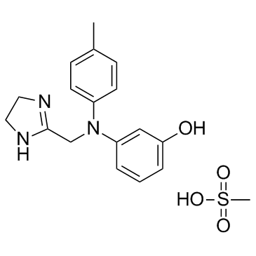 Phentolamine mesylate(Phentolamine methanesulfonate)图片