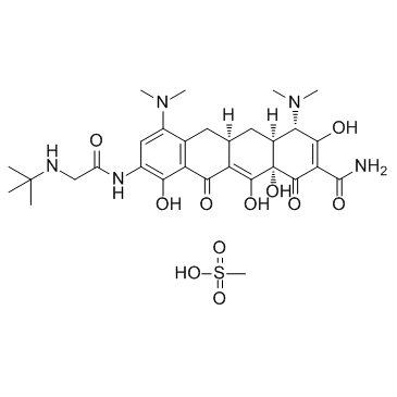 Tigecycline mesylate(GAR-936 mesylate)图片